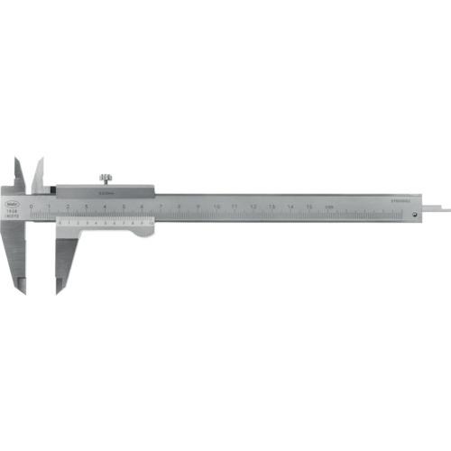 泥灰岩标准卡尺 游标卡尺 16GN 测量范围 0-150mm *小显示 0.02mm (4100650) 16GN 150