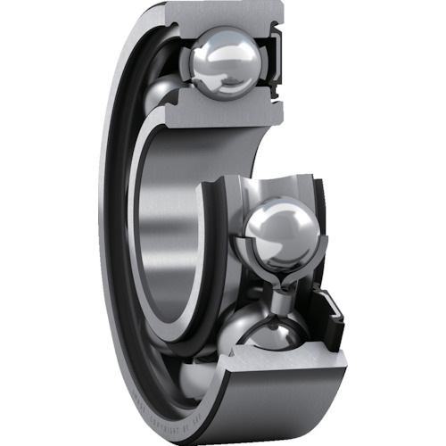 ＳＫＦ　単列深溝玉軸受　軸受片側接触シール　内径１０ｍｍＸ外径２６ｍｍＸ幅８ｍｍ　6000-RSH