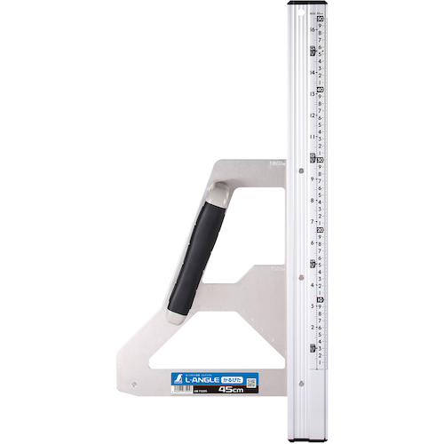 Shinwa 圆锯导尺 L 角 Karupita 45 厘米组合刻度 73205