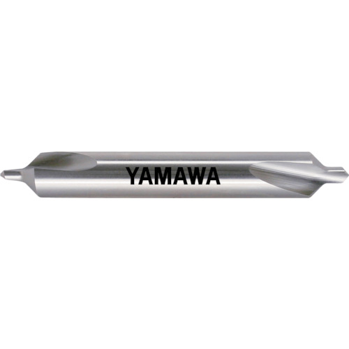 Yamawa弱螺旋槽A型90°中心孔钻CD-Q 2X90°X6 CD-Q-2X6