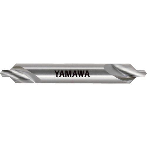 Yamawa强力螺旋槽A型90°中心孔钻头CE-Q 1.5X90°X5 CE-Q-1.5