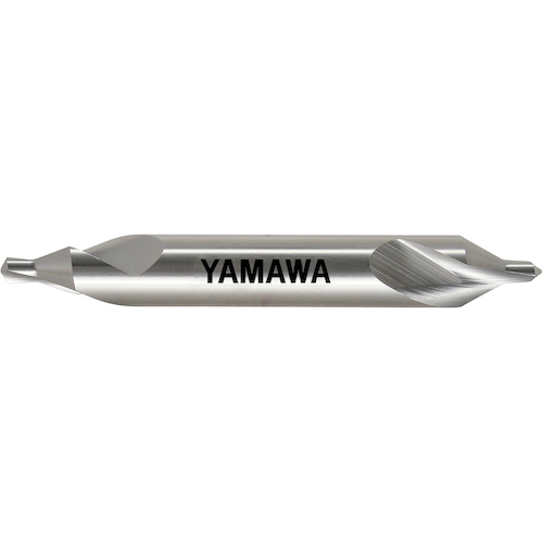 Yamawa强力螺旋槽A型60°中心孔钻头CE-S 0.4X60°X3 CE-S-0.4X60X3