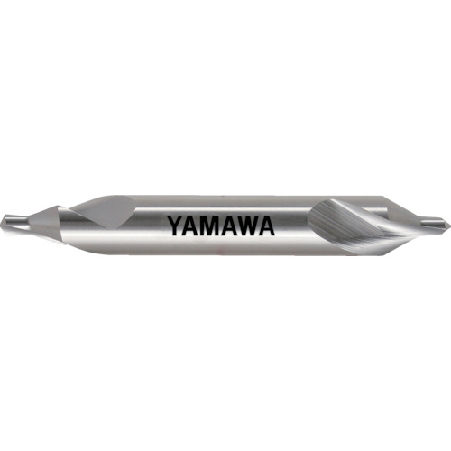 Yamawa强力螺旋槽A型60°中心孔钻头CE-S 0.6X60°X3.5 CE-S-06