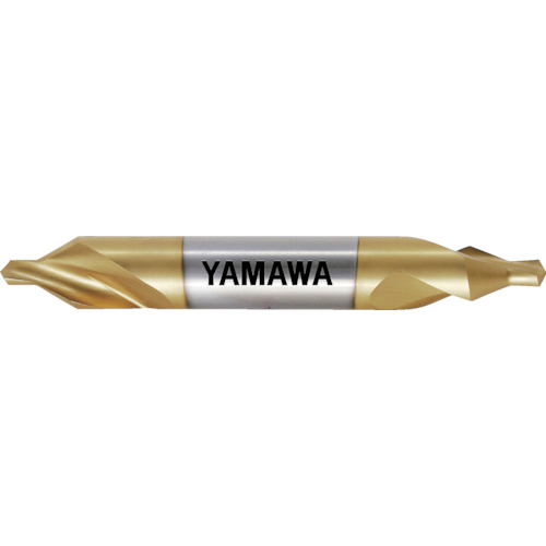 Yamawa涂层强力螺旋槽A型60°中心孔钻头CE-S V 2.5X60°X7.7 CESV-25