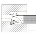 用于复印加工的京瓷硬质合金隔振棒 E-SDQC-A E10N-SDQCR07-13A-2/3