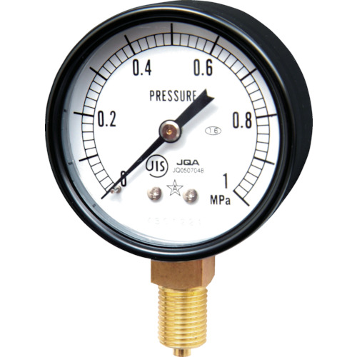 右下通用压力表（A型立式，φ60） 压力范围0.0～1.00MPa G211-111-V-1MP