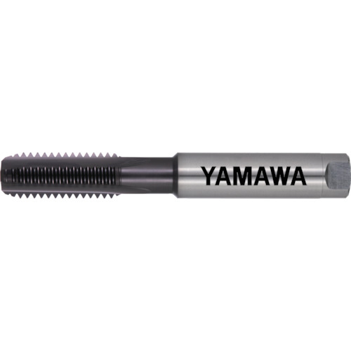 Yamawa 铝材盲孔用超高速硬质合金手动丝锥 HFACT-B P3 M10X1.25 HFACT-B-M10X1.25