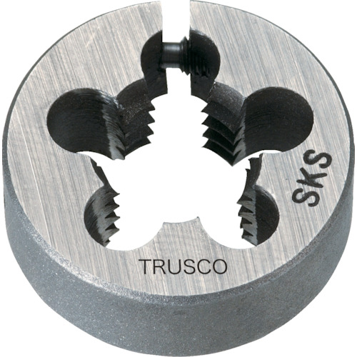 TRUSCO 左可调圆形模具 25 直径 M5 x 0.8 (SKS) LT25D-5X0.8