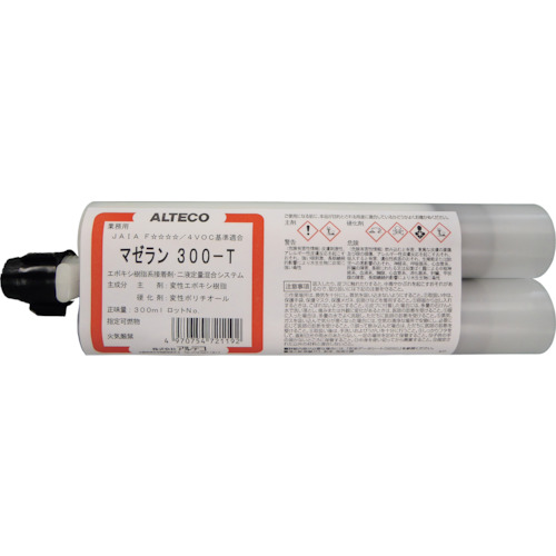 Arteco商用枪型2件式环氧胶粘剂300-T 300ml（用于土木工程和建筑/快速固化类型）Mazerun300-T