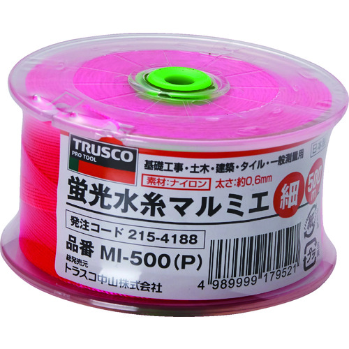 TRUSCO 荧光水丝 Marmie Thin 500m MI-500-P