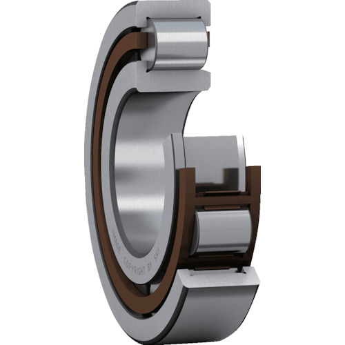 ＳＫＦ　単列円筒ころ軸受　ＮＪ型　Ｃ３すきま（すきま大）　内径３０ｍｍＸ外径６２ｍｍＸ幅１６ｍｍ　NJ 206 ECP/C3