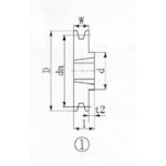 ＥＶＮ　ブッシングプーリー　ＳＰＡ　１２５ｍｍ　溝数１　SPA125-1