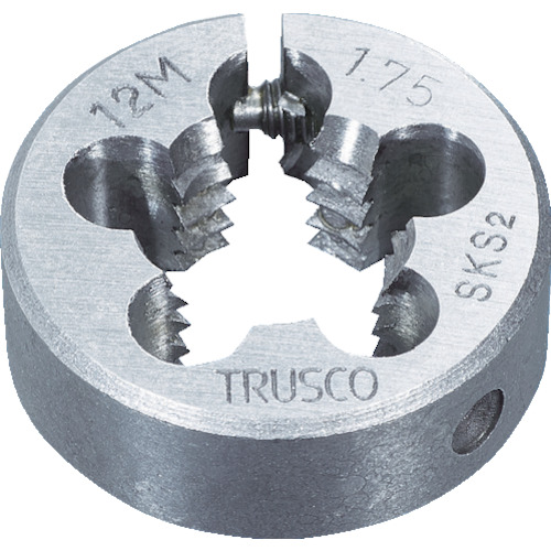 TRUSCO 圆形骰子粗 100 直径 M60X5.5 (SKS) T100D-60X5.5