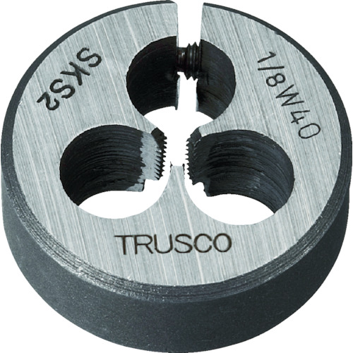 TRUSCO 圆模 25 直径，带螺杆 5/16W18 (SKS) T25D-5/16W18