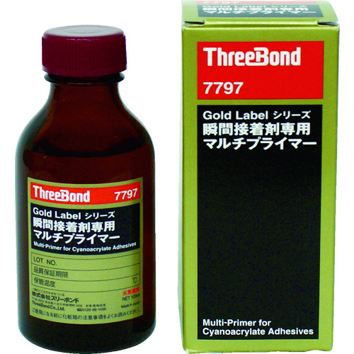 三键固化加速器，即时粘合剂底漆TB7797 100ml，透明（7797AF）TB7797