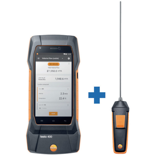 TESTO testo400 + Pt100高精度温度探头TD20-400-12