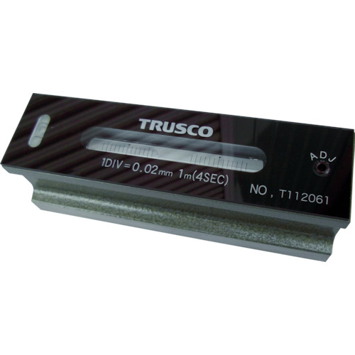 ＴＲＵＳＣＯ　平形精密水准器　Ｂ级　寸法２５０　感度０．０５　TFL-B2505