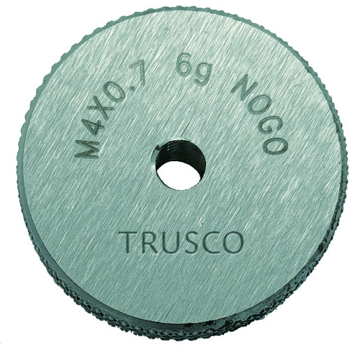 TRUSCO 螺纹环规，不间断 6g，M10×1.5 TRNGO6G-M10X1.5